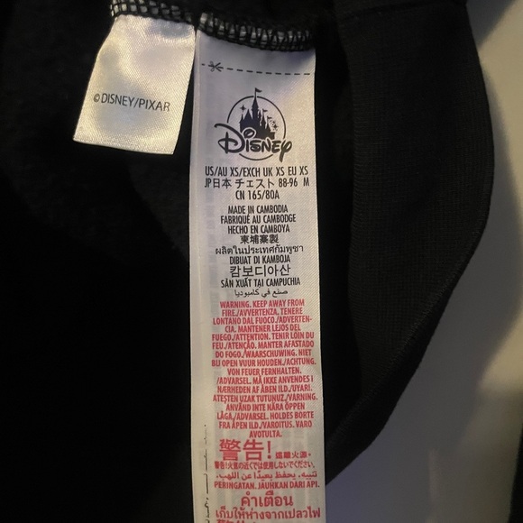 Disneyland 2024 Mickey Mouse Hoodie (XS Adults, Black-Pre-Owned) - Picture 7 of 7